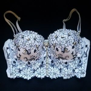 Marciano-Swarovski bustier